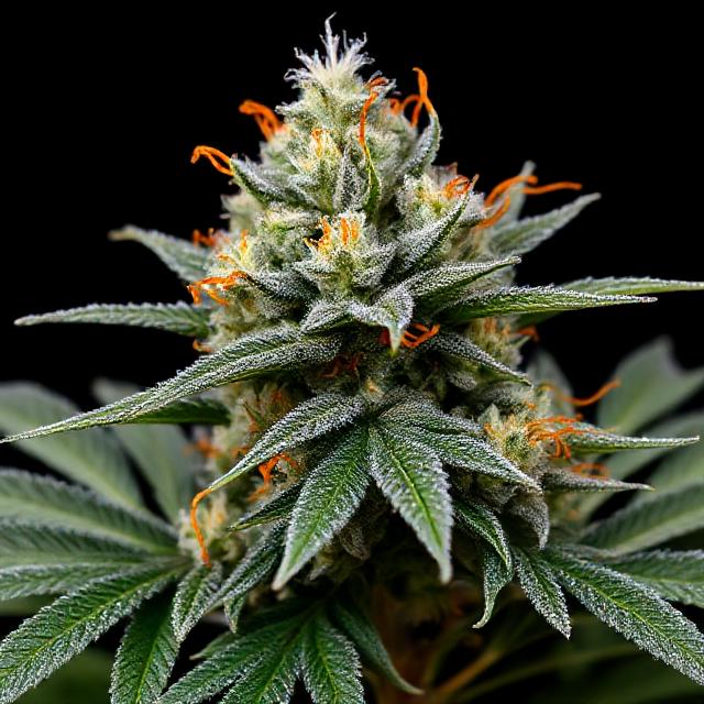 Northern Lights flowering buds, resinous and frosty